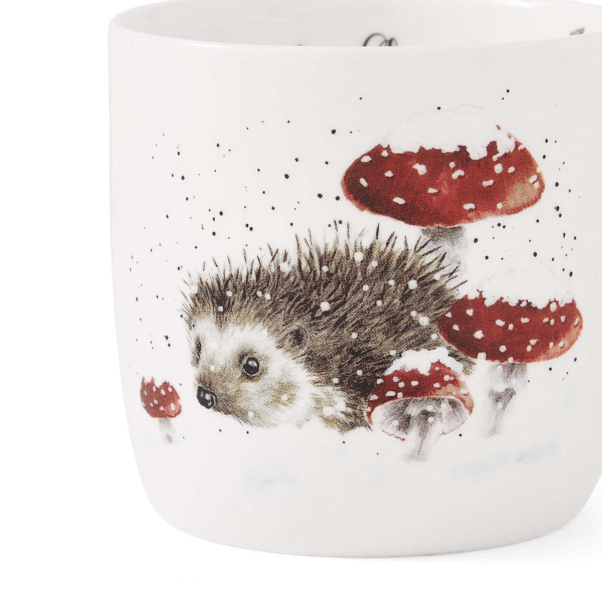 Wrendale Designs Home for Christmas Mug (hedgehog) image number null